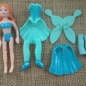 Vintage Polly Pocket Jointed Legs Articulated Doll Gymnast Dancer Set X32