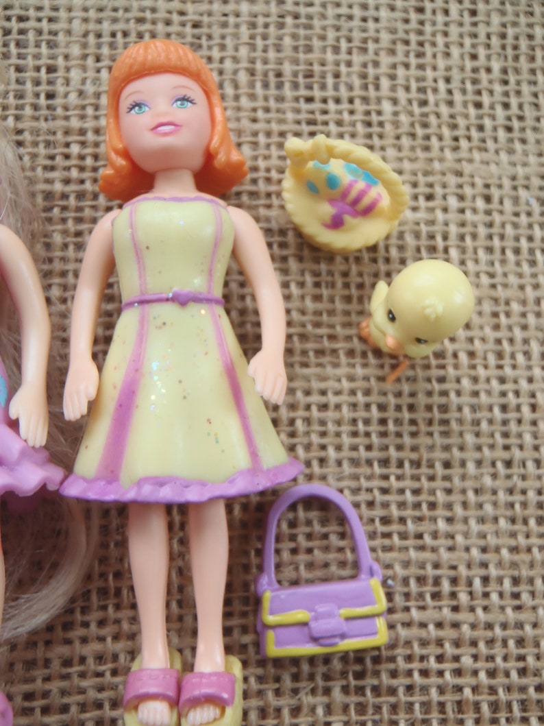 Vintage Polly Pocket Easter Egg Hunt Doll Set J17 Etsy