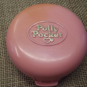Polly Pocket Bluebird vintage de 1989, Button's Animal Hospital Compact SOLAMENTE - SIN figuras