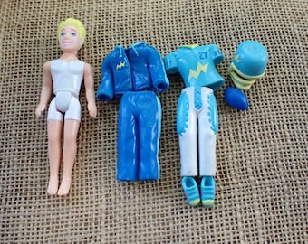 Vintage Polly Pocket 2002 Sparkle Style Studio Shani Doll Set K50