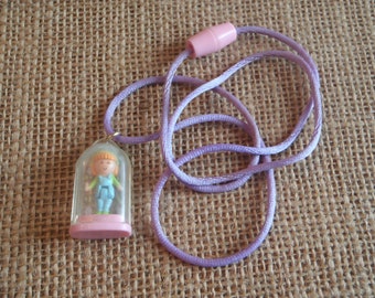 Vintage Bluebird Polly Pocket 1990 Midge in her Necklace Locket - Complete