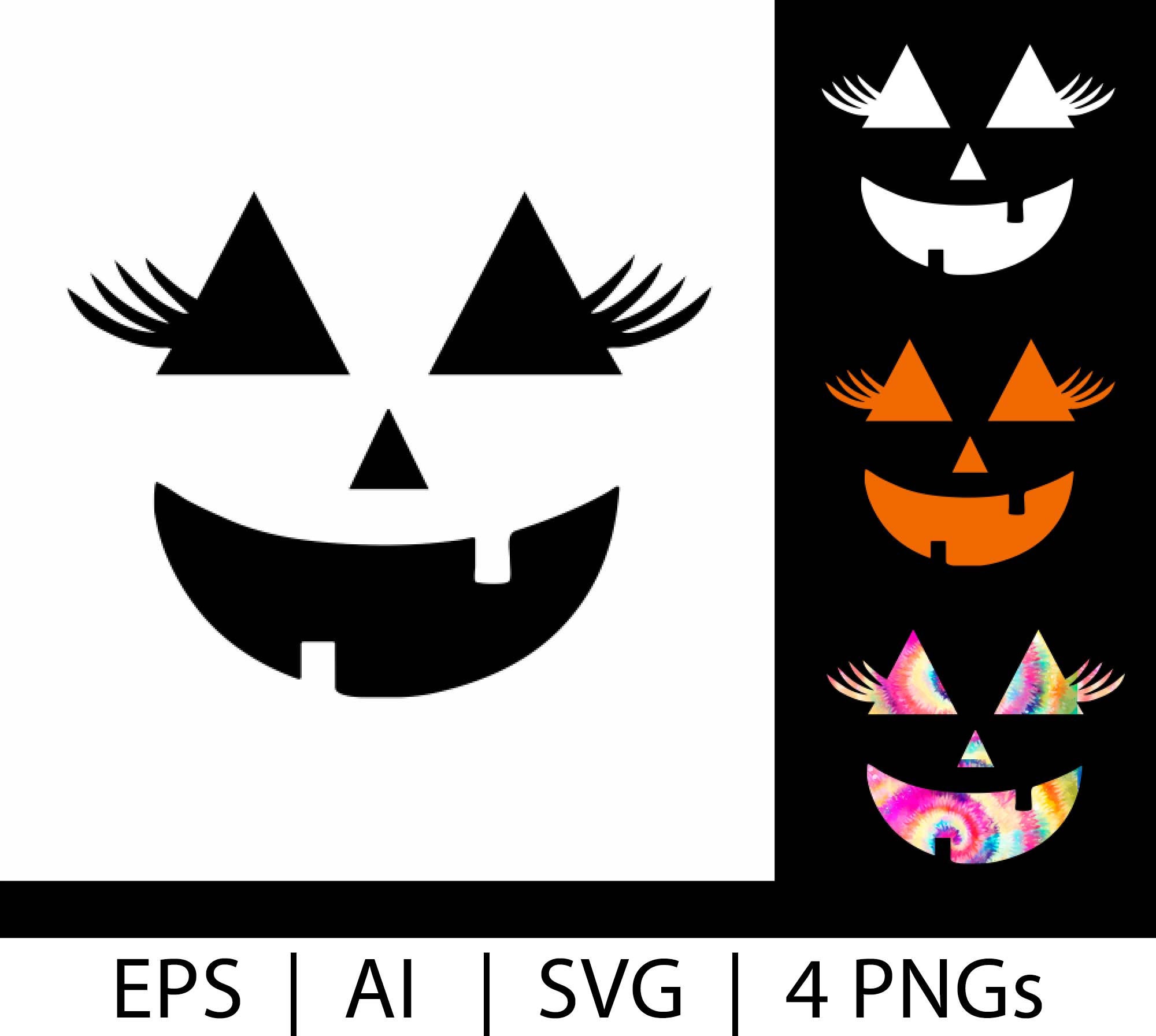 Halloween Pumpkin Face With Lashes EPS SVG PNG Ai Fall Etsy halloween-pumpkin-face-with-lashes-eps-svg-png-ai-fall-etsy