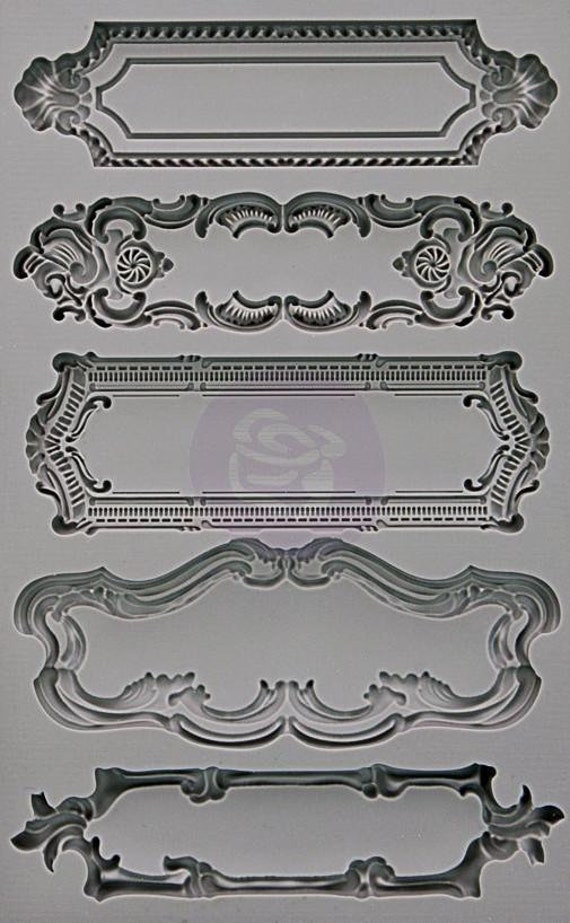 Prima Marketing Iron Orchid Designs Vintage Art Decor Mould baroque #1