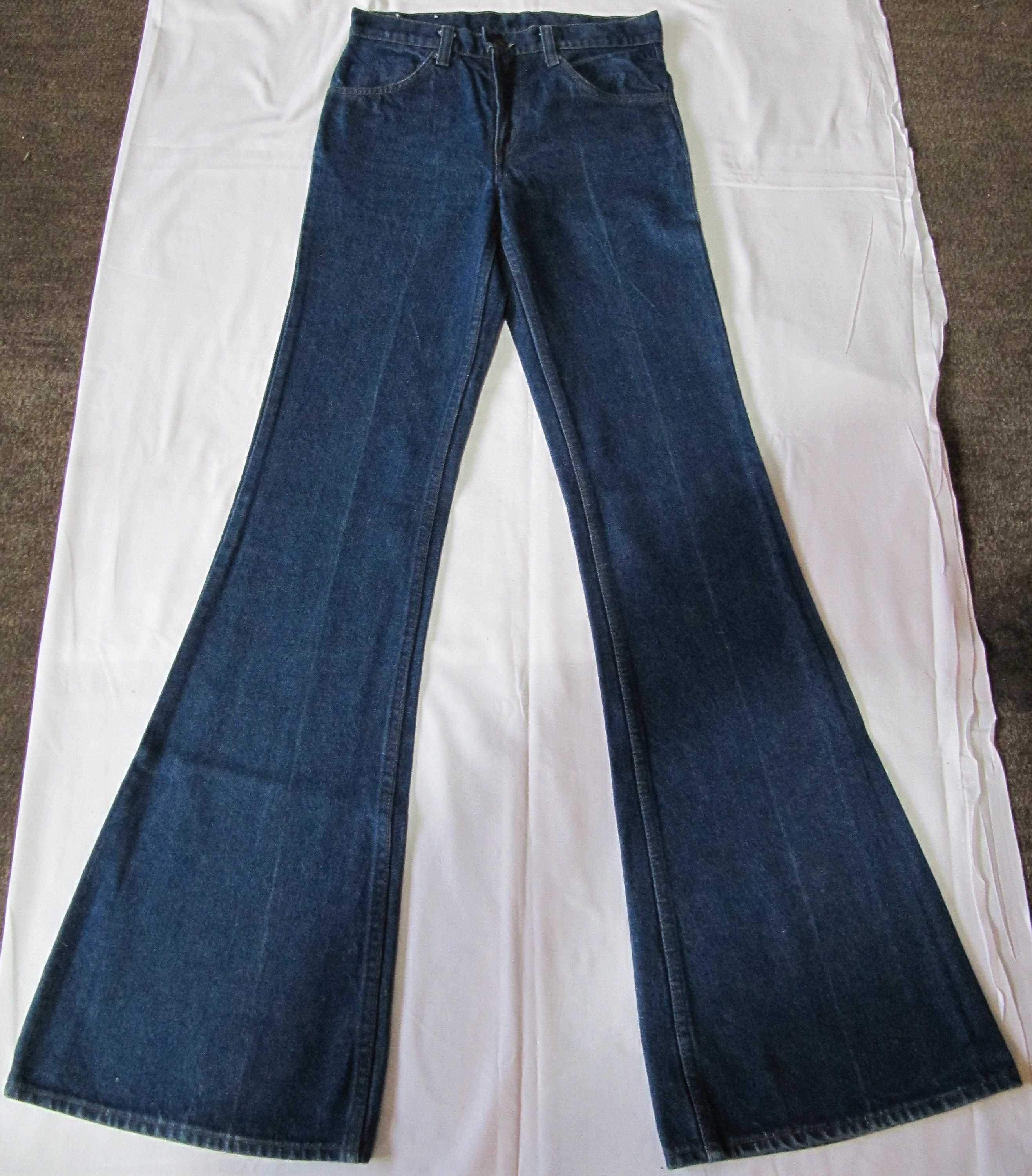 Rare Vintage 70s Levis 684 Bell Bottom Jeans Flare Disco Boho