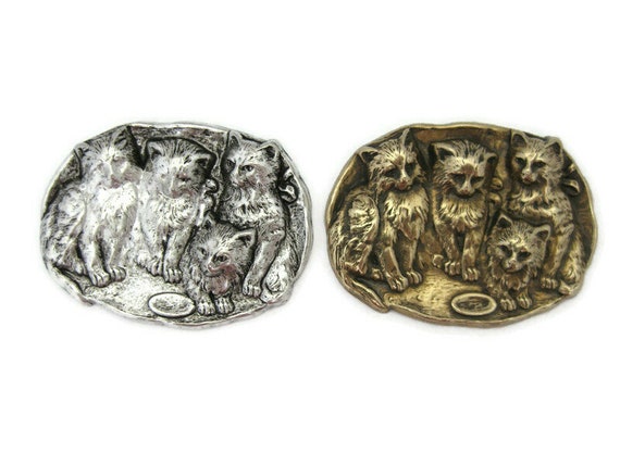 Brass Four Kitten Design , Made in the USA