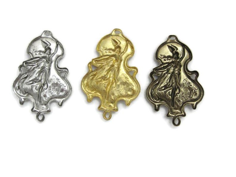 Brass Goddess Athena Plaque , Made in the USA image 2