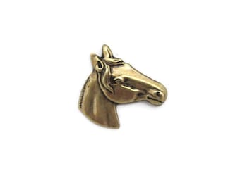 ヴィンテージ真鍮馬型押し、1940年代ジュエリーサプライ - Etsy 日本