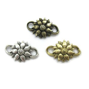Curved Double Daisy Connector Casting , Made in the USA