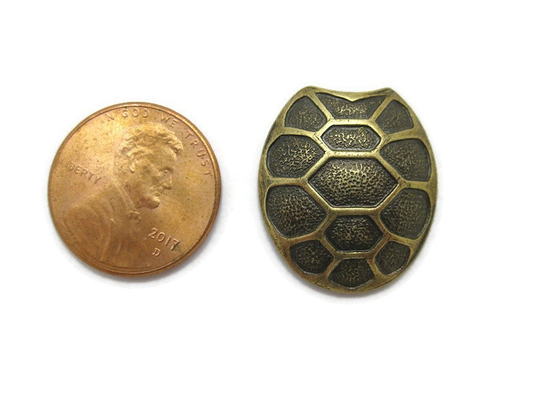 Metal Turtle Shell Brass Turtle Shell Made in the USA | Etsy