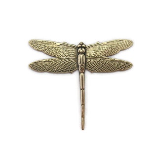 Brass Vintage Design Nouveau Dragonfly , Made in the USA