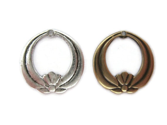 Lotus Drops Brass Jewelry Findings One Set, Endless Possibilities