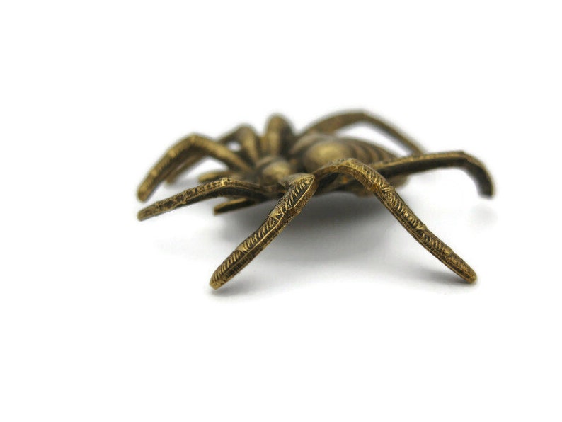 Brass Vintage Design Dapt Spider with Raised Legs , Made in the USA image 3