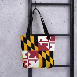 Maryland Beach Bag, Maryland Tote, Gift, Maryland Flag, Shopping Bag, Tote, Maryland