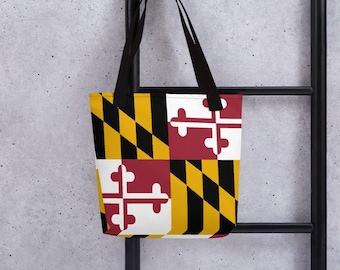 Maryland Beach Bag, Maryland Tote, Gift, Maryland Flag, Shopping Bag, Tote, Maryland