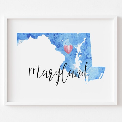 Marylander Printable Wall Art Maryland Downloadable Print - Etsy
