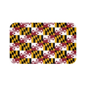 Maryland Bath Mat, Maryland Bathroom Decor, Maryland Gifts