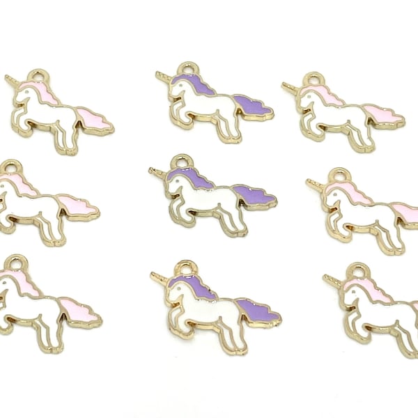 Tiny Unicorn Charm for Bracelet, Unicorn Pendant, Magical, Cute Charm Bracelet, Kawaii Unicorn Necklace for Unicorn Jewelry