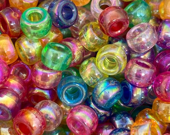 Jelly Kandi Beads from Japan, Pony Beads