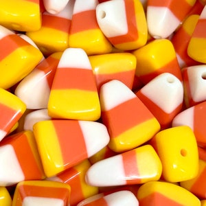 Cute Halloween Candy Corn Beads
