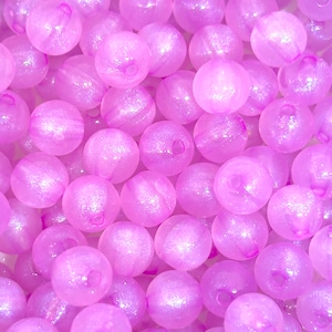 Iridescent Bubble Beads 6mm & 8mm - Perfect for Sparkling Bracelet Designs