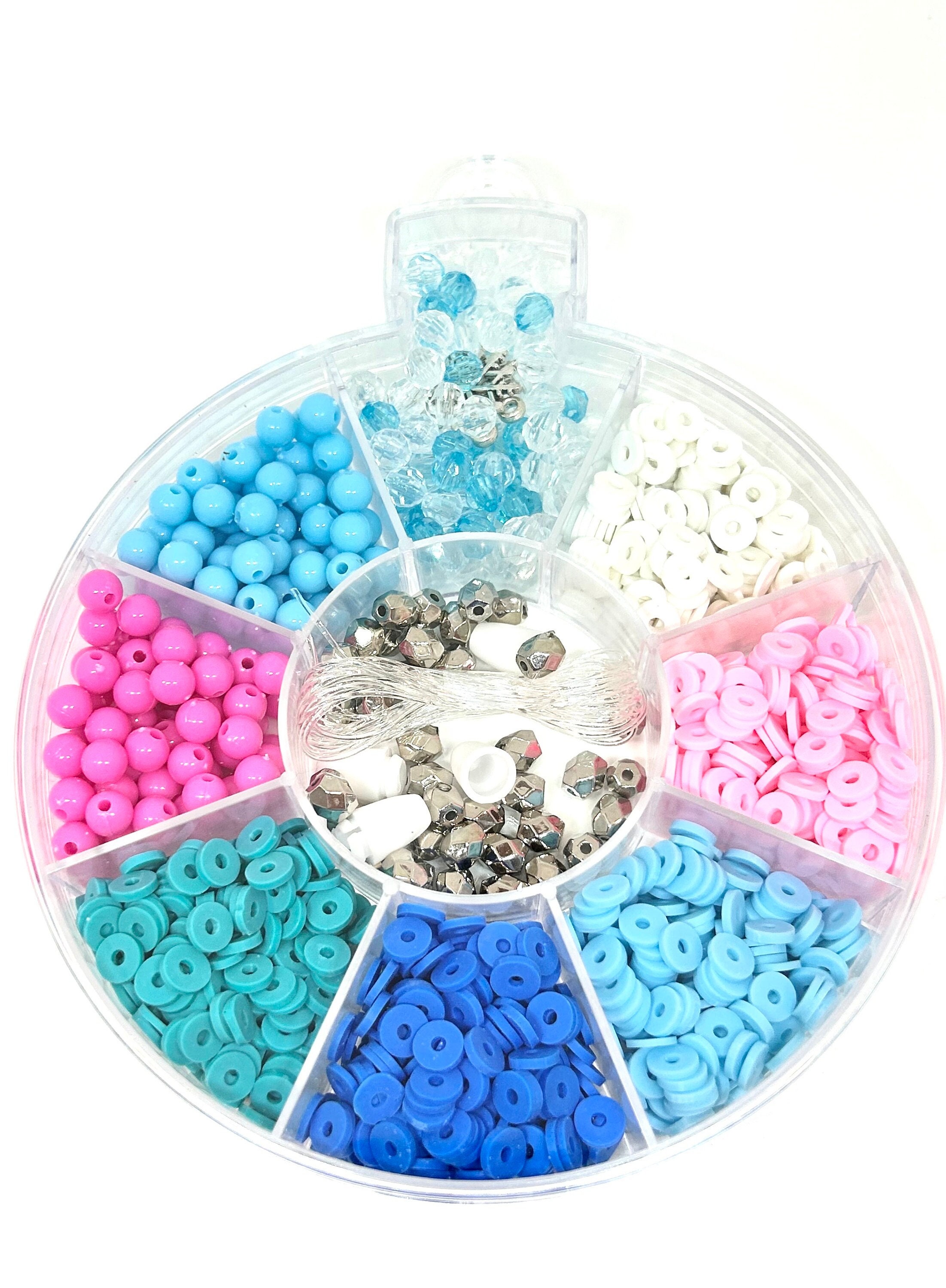 Beads 8mm Kawaii Beads Pastel Flower Beads Pastel Beads for 