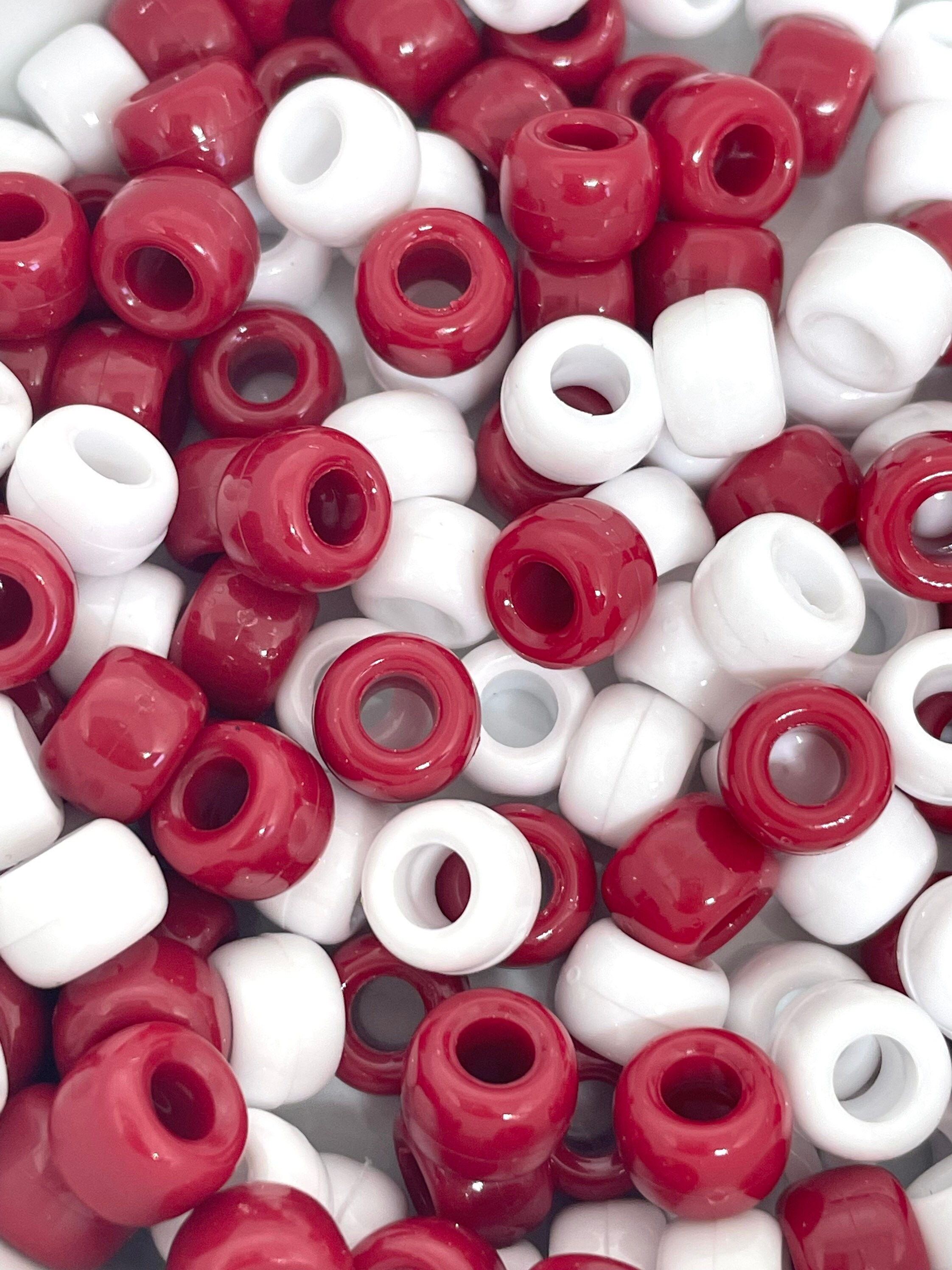 Buy Candy Cane Pony Bead Mix, Candy Cane Beads for Christmas