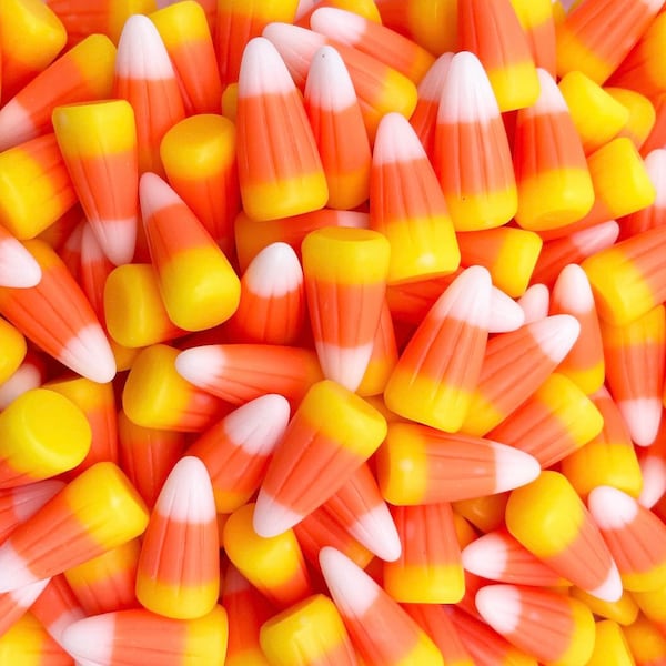 Halloween Candy Corn Cabochons - Friandises réalistes grandeur nature