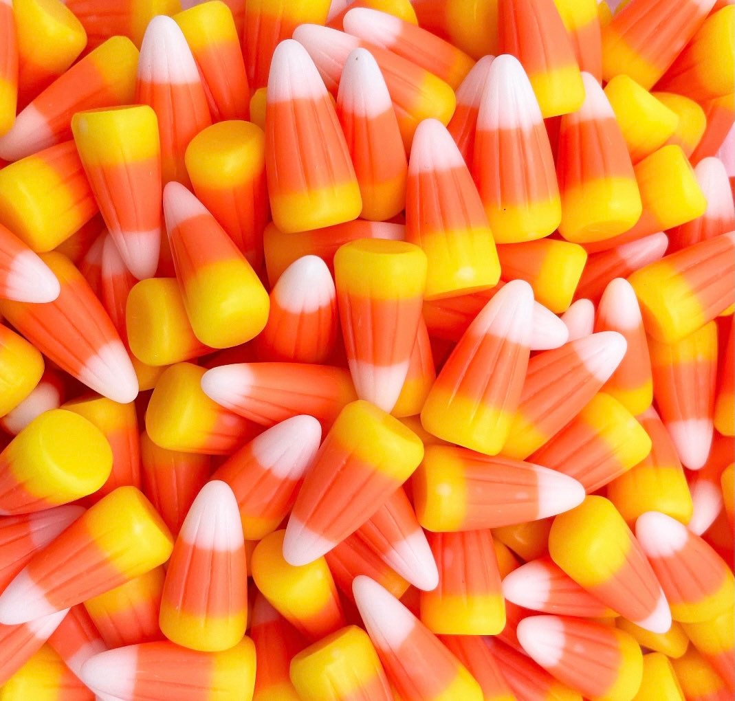 Halloween Candy Corn Cabochons - Lifesize Realistic Treats - Etsy