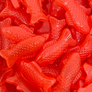 Caramelle finte a forma di pesciolino svedese dall'aspetto delizioso, guarnizione per slime, cibo finto, cibo in miniatura, riempitivi per slime