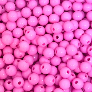 6 mm Bubblegum Pink Armband-Beads