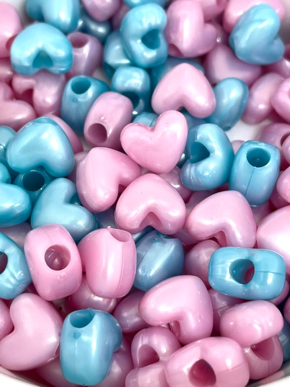 Heart Pony Bead Mix, Heart Beads, Mixed Beads for Kandi, Heart Shaped  Beads, Heart Kandi Kit, Kandi Heart Beads, Pink Heart Beads Jewelry