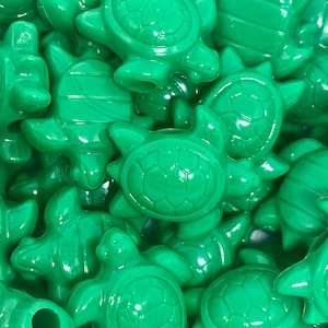 Cute Turtle Beads for Jewelry Making, Turtle Charm, Green Sea Turtle Jewelry, Turtle Pendant, Turtle Gift, Tortoise Charm, Animal Beads