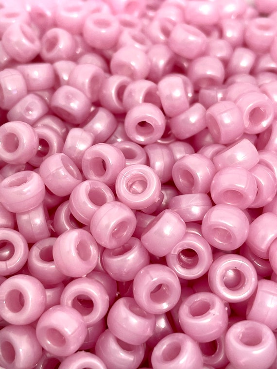 Mini Cute Pink Spacer Beads for Bracelet, Baby Pink Mini Pony Beads, Mini Pink  Beads for Jewelry, Pink Mini Kandi Beads, Tiny Pink Beads 