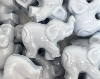 Elefantenperlen für Schmuckherstellung, Glücks-Elefantenanhänger, Tierperlen für Halsketten, Elefantenanhänger, Elefantenschmuck