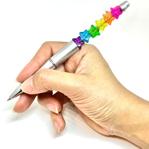 DIY Blank Silver Beadable Pens, DIY Beaded Pens, Custom Pens for Women, Men image 3