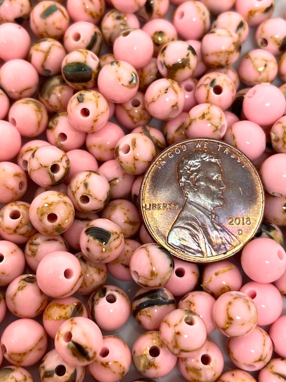 6mm Pretty Pink Howlite Stone Beads, Howlite Turquoise Beads for Jewelry  Making, Pink Stone Beads for Statement Jewelry 