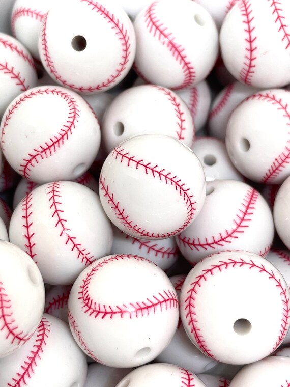 Baseball beads sale