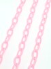 Pink Plastic Chain, Bubblegum Pink Necklace