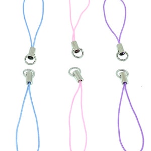 Cell Phone Strap, Pastel Mobile Phone Strap, Phone Lanyard, Wrist Strap