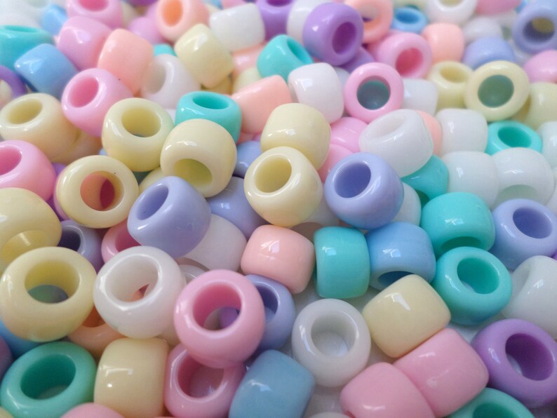 Pastel Kandi Beads Pony Beads Etsy