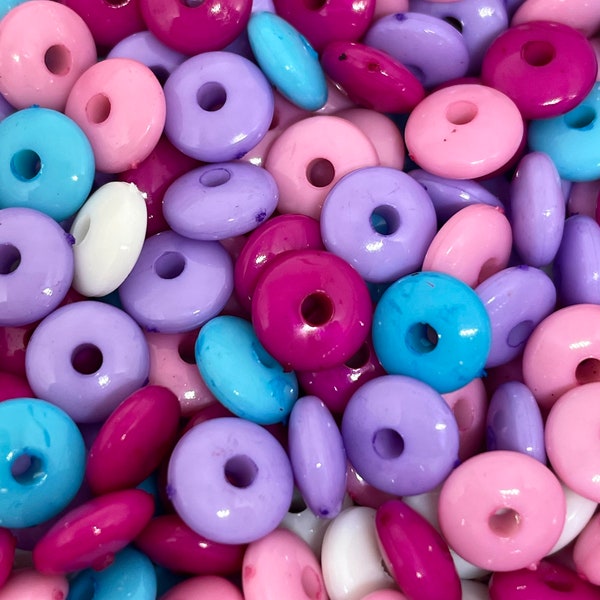 Yummy Jewelry Beads, Bright Colored Candy Beads, Rondelle Beads for Bracelet, Necklace