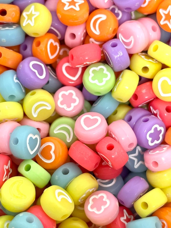 Acrylic Cute Assorted Beads for Jewelry Making Kawaii Bracelets