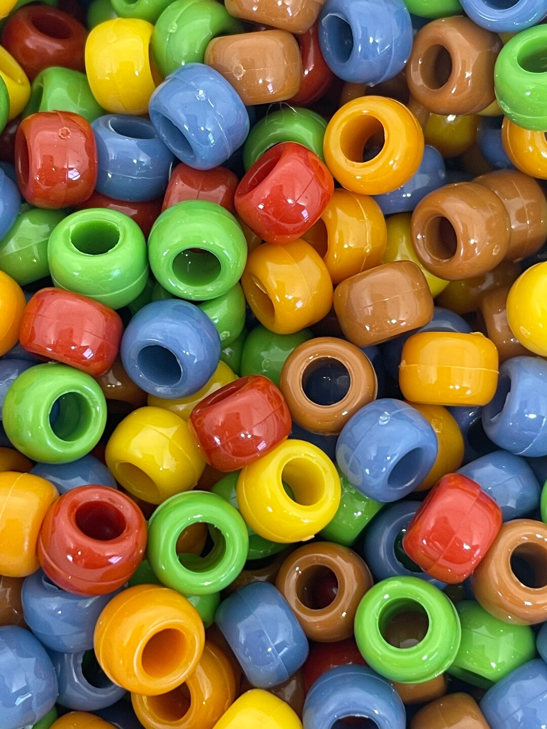 Fall Bead Mix, Harvest Pony Beads, Autumn Beads, Fall Jewelry, Natured