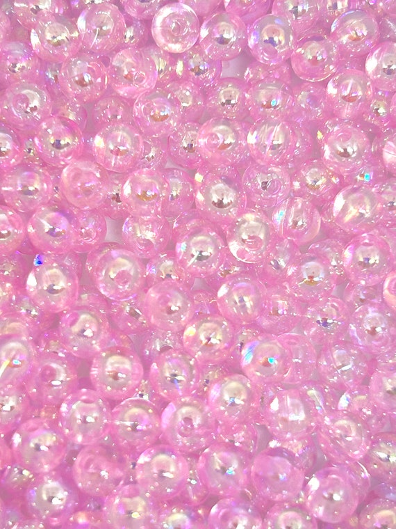 Translucent Mermaid Bubble Beads Stunning 8mm Beads for Jewelry Making 