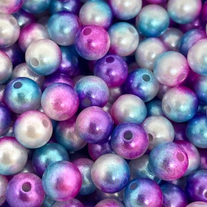 Mermaid Beads for Jewelry Making, Necklace, Bracelet, Purple Ombre Beads for Bracelets