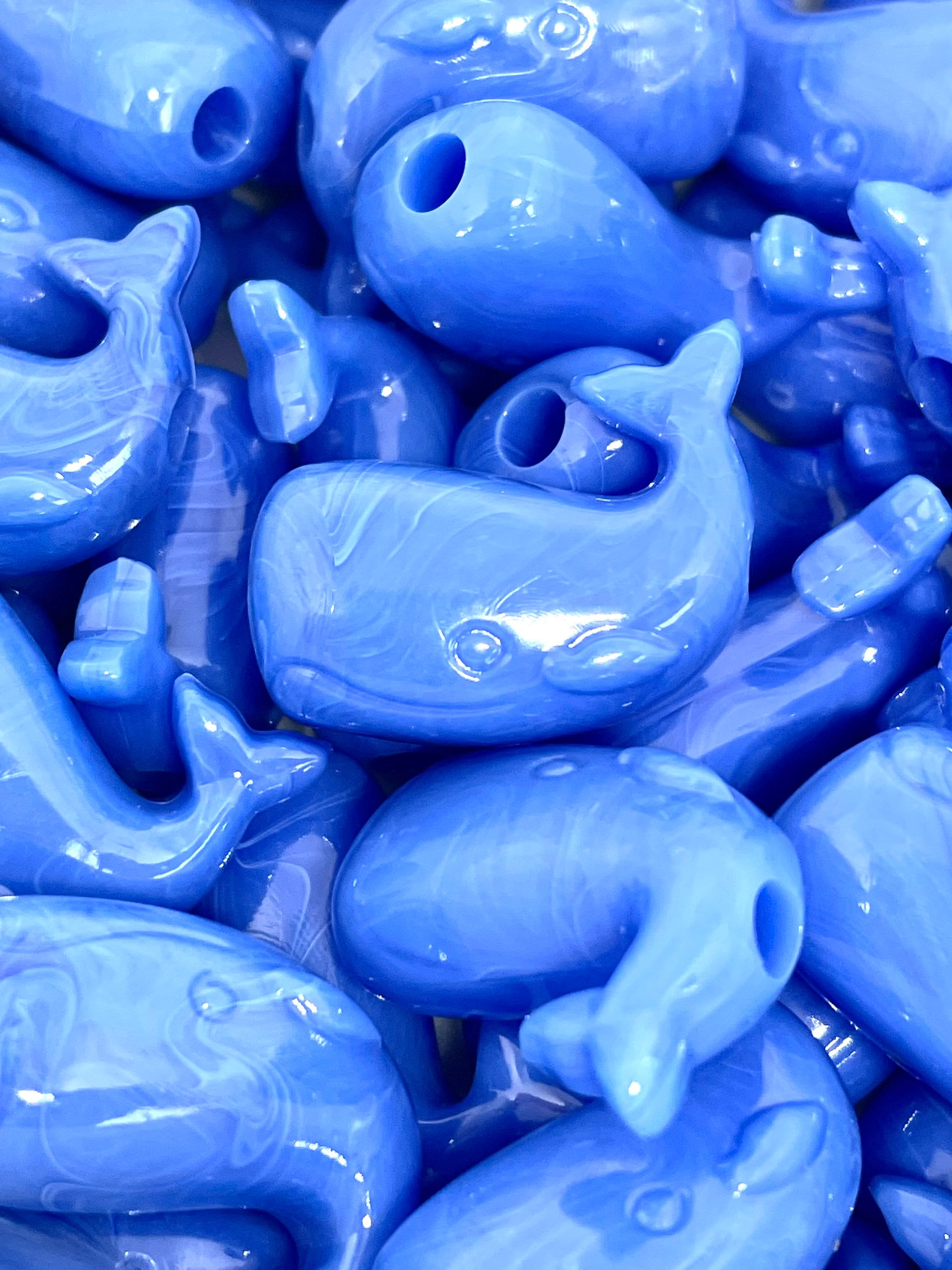 Blue Whale Beads Marine Animal Beads Ocean Beads Unique Etsy