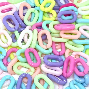 Pastel Chain Link Bracelet Sets, DIY Jewelry, ChainLink