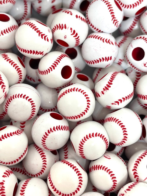 Baseball beads best sale