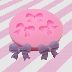 Kawaii Bow Silicone Mold for Resin, Soap, or Clay