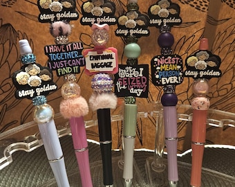 Beaded Pens Golden Girls U6-U11